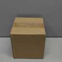 3 Pack 6/5/4 inch Cylindrical Flower Pots, Modern Small Round Plastic Plant Pots with Drainage Holes & Saucers, Clean and Refined Planter Pots for Outdoor, Indoor & Office Decor Green With Brown, 6+5+4 inch