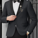 COOFANDY Men Tuxedo Jacket Slim Fit Blazer Suit Jacket Prom Dinner Party Wedding, Medium