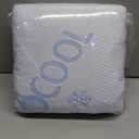 Cooling Full Size Mattress Protector - 100% Waterproof & Breathable Cool 3D Air Fabric Bed Mattress Cover, Ultra Soft Noiseless Mattress Pad for 8"-21" Deep Pocket, Machine Washable (White)