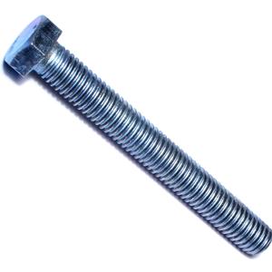 014973244491 Full Thread Hex Tap Bolts, 1/2-13 x 4, Piece-25, zinc