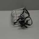 BRONZEDOG Dog Muzzle Adjustable Durable Metal Wire Basket for Large and Extra Large Dogs with Leather Straps Breathable, Drinkable, Training, Prevents Biting (Stainless Steel, Great Dane)