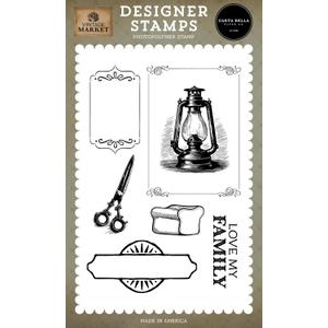 Vintage Market: Lantern Stamp Set