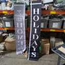 Holiday Time No Place Like Home for Holidays Christmas 72in Wall Banners Set 2