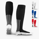 LUX Anti Slip Soccer Knee Socks,Non Slip Football/Basketball/Hockey Sports Grip Socks
