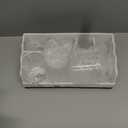 Bathroom Organizer Countertop, White Marble Toothbrush Holders for Bathrooms with 3PCS Qtip Holder Dispenser, Toothbrush and Toothpaste Holder for Bathroom Counter Organization Storage Vanity