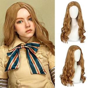 Blonde Wig Long Wavy Wig Honey Blonde Cosplay Wig Women Synthetic Halloween Costume Hair