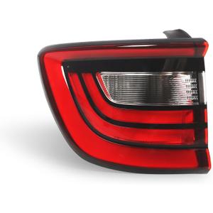Driver Side Outer Tail Light Assembly Compatible with 2014-2025 Durango Rear Brake Lamp Taillight 68272127AB CH2800206 (Left)