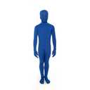 Morphsuits Blue Morph Suit Kids, Blue Body Suit Kids, Blue Bodysuit Kids, Blue Skin Suit Costume Kids, Zentai Bodysuit Kids L