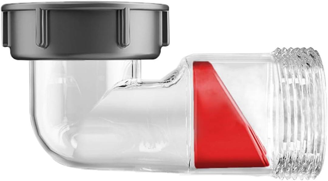 Sink Trap 1 1/2'' P-Trap Replacement Upgrade Visible Sink Drain Backflow Preventer for Kitchen, Bathroom,RV Garbage Disposal Sink Drain Fittings