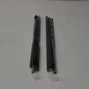 Heavy Duty Metal Sign Stakes, 54 Inch Black Metal Post Stand for Yard Signs, 2Pack