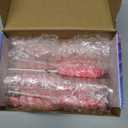 Pink Twisty & Swirl Lollipops 32 Pack, Baby Shower Candy Twist Lollipop Individually Wrapped Suckers, Valentines Lollipops Candy Bulk, Strawberry Gender Reveal