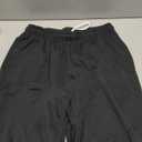 Fruit of The Loom Men's Eversoft Fleece Open Bottom Sweatpants with Pockets, Relaxed Fit, Moisture Wicking, Breathable (Medium, Black)