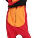 BGOKTA Halloween Animal Onesie Pajamas for Adults Costume Cosplay Homewear One Piece