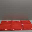 Artoid Mode Heart-Shaped Border 210 GSM Valentine's Table Runner, Romantic Holiday Kitchen Dining Table Decoration for Home Party Decor 13x72 Inch (Red)