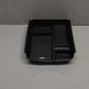 EDBETOS Center Console Organizer Tray Compatible with Atlas Accessories 2018 2019 2020 2021 2022 2023 Secondary Armrest Storage Glove Box Divider ABS Black Materials (white)