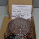 Chicken Shredder Large Chicken Breast Shredder Tool Twist with Brush&Fork, Visible Meat Shredder Machine, Anti-Slip Strip, Ergonomic Handle, BPA Free, Suitable for Pork Beef Chicken(Brown)