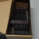 Cisily Brown Sponge Holder for Kitchen Sink, Sink Caddy Organizer with High Brush Holder, Kitchen Countertop Organizers and Storage Essentials, Rustproof 304 Stainless Steel, Soap Dispenser Organize