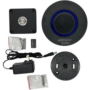Miltons Bells X5 Wireless Doorbell, Ideal for Warehouse & Business Door Chime Kit, Expandable System Operating at 5,000 ft Range, Weatherproof Design with 16 Adjustable Melodies