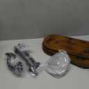 Rotating Window Plant Shelves with 3 Anti-slip Mats, 3 Tier Plant Stand Indoor Outdoor, Wooden Window Plant Shelf with 3 Circle Hook, Hanging Plant Holder for Window, Potted Plants, Flowerpots