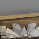 Riakrum 5 Pcs Christmas Snowflake Paper Lantern with 7 Light Star Paper Lantern Paper Lamp Party Hanging Decoration for Christmas Weddings Christmas Trees Birthday Holiday