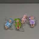 Hanaive 4 Pcs 4 Inch Mini Baby Dolls Lifelike Realistic Baby Dolls Animal Clothes Cute Tiny Gifts for Kids Birthday Party(Robe Style)