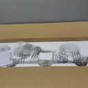 Gold Bathroom Wall Sconce, 1-Light Single Bathroom Vanity Light, Modern Brass Wall Sconce with Frosted Milk White Striped Glass Shade for Bedroom Hallway Entrance