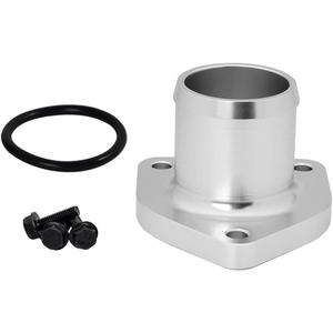 Billet Aluminum Thermostat Housing for 1999.5-2003 Ford Powerstroke 7.3L Thermostat Housing with Leak Proof Seal Silver