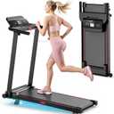 Treadmills for Home, Walking Pad with Incline, Caminadoras para Hacer Ejercicio, 0.6-6.2 MPH Portable Foldable Under Desk Caminadora, Eléctrica Casa Tredmill, Folding Compact Running Machine