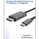 Zgear USB-C to HDMI Cable 6 Foot Supports 4K Resolution & Audio Plug & Play
