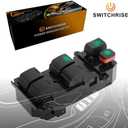SWITCHRISE Power Window Switch No.35750TK6A01 Window Control Switch for Honda Fit 2009-2014 Black Fit for