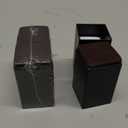 Risbay 4 Pack 2 inch Bed Risers,Furniture Table Sofa Lift,Furniture Risers,Heavy Duty Square Supports with Felt Pad-Support 1100 LBS Per Leg-Brown(Width 1.6"-Adds 2" Height)