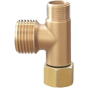 Bidet T Adapter Compatible with Toto Fit Washlets for Skirted Toilets Install, (3/8" x 3/8" x 1/2"), Connect to 3/8" Water Supply at the wall Instead of 7/8" Toilet Tank Inlet