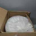 Goose Feather Down Fiber Comforter Queen Size, Ultra Soft Medium Warm Duvet Insert, All Season Luxury Hotel Bedding Comforters with Corner Tabs(White,90x90)