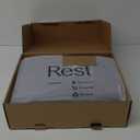 REST Evercool Cooling Comforter, Twin/Twin XL, Blanket for Hot Sleepers, All Season Bedding to Keep Cool for Night Sweats, Breathable Lightweight Blanket, 68"x90" Inches, Cool Gray