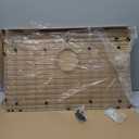 Serene Valley 29-5/16" x 16-3/8" Sink Bottom Grid, Rear Drain with Corner Radius 3/16", Sink Grids Stainless Steel NLW3017R