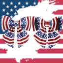 Patriotic Dog Collar with Bow Tie, 4th of July Bowtie Dog Collar, American Flag Collar for Puppy Boy Girl Dog or Cat, Comfortable Summer Bowtie Collar with Metal Buckle, XS