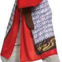 Mulan Costume for Girls, Disney Live Action Movie Hero Dress Up Character Outfit (Small (4-6x))