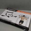 Upgrade Pull Up Bar for Doorway - Max Capacity 330 lbs, Portable Upper Body Workout Bar for Strength Training (Black)