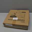 Daoeny Heated Bird Baths for Outdoors, Upgraded 100W Thermostatically Controlled Heated Bird Bath for Deck Railing, Heated Bird Bath for Outside Winter Garden Yard Patio Decor (Terracotta)