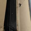 Getlay Tall Garden Fence Animal Barrier with Gate, 32 in(H) 16 Panels Garden Fences and Borders for Dogs, Dog Fence Outdoor for Yard, Total Length 35 Ft Metal Temporary Fencing Patented