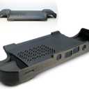 SplashNColor Grip for Retroid Pocket 4/4 Pro - Protective ABS Shell Case for Handheld Gaming Consoles - Enhanced Ergonomic Design - Reduce Hand Fatigue - Game Console Accessories - (Black)