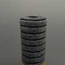 Morefany Outdoor/Indoor 2ft x 6ft Runner Rug, Hallway Custom Sizes Non-Slip Rubber Backing Area Runner Rugs Waterproof Carpet Rugs for Kitchen Entryway Balcony Garage Stair Laundry