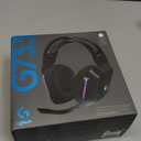 Logitech G733 Lightspeed Wireless Gaming Headset, Suspension Headband, Lightsync RGB, Blue VO!CE Mic, PRO-G Audio Black, Gaming Headset Wireless, PC, PS5, PS4, Switch Compatible