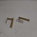 2 Pack Adhesive Curtain Holdbacks Curtain Tie Backs Curtain Holdbacks No Drill Curtain Pull Backs Adhesive Curtain Hooks Curtain Holders for Drapes (2, Gold)