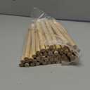 HOPELF 50PCS Dowel Rods Wood Sticks Wooden Dowel Rods - 1/2 x 6 Inch Bamboo Sticks - for CraftsHardwood Dowel Rod AssortmentWooden Rod Sticks Doweling Rods DIYers.