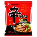 Nongshim Ramen Noodles, Gourmet Instant Ramen, Premium Microwavable Noodle Soup, Spicy Shin, Family Pack, 4.23 Ounce (Pack of 20)
