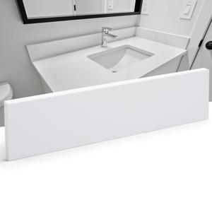 Joyfolk 4" x 30" Super White Engineered Marble Threshold, Rigid Shower Curb & Vanity Backsplash for Tile Transitions, Window Sill, Fixed Size Easy to Cut