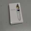 Blackhead Remover Vacuum - Professional Blackhead Extractor for Face with 3 Adjustable Suction Levels, USB Rechargeable Pore Cleaner, and 5 Interchangeable Probes (White)