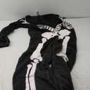 Spooktacular Creations Skeleton Costume - Unisex Adult Pajamas Plush Hoodie for Halloween and Themed Parties (XX-Large)
