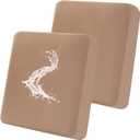 Smiry Waterproof Couch Cushion Covers, Stretch Washable Sofa Cushion Cover, Soft Sofa Slipcover Elastic Non-Slip Furniture Protector for Pets, Kid (2 Pack, Camel)